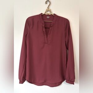 Charlotte Russe maroon blouse